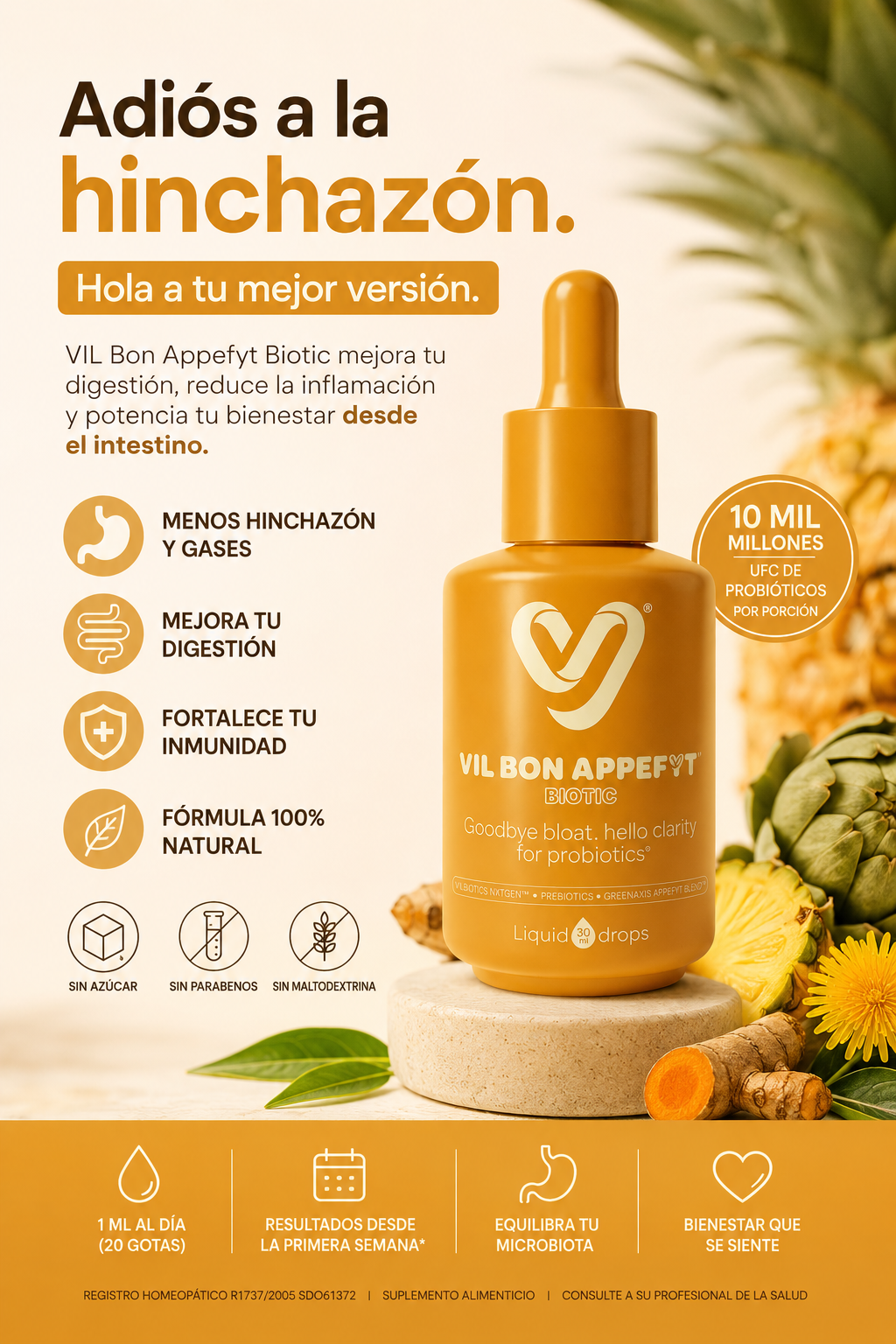 Bon Appefyt™ – El suplemento líquido que elimina la hinchazón después de cada comida y restaura tu digestión en 30 días